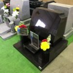 山西黒のお墓の展示販売品