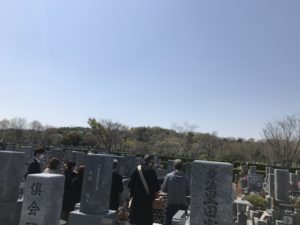 開眼式　神戸　お墓　西神墓園