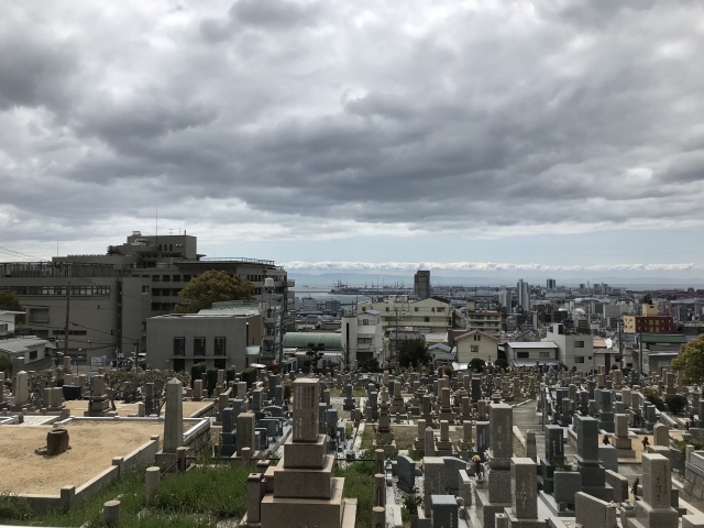 春日野墓地　開眼　納骨