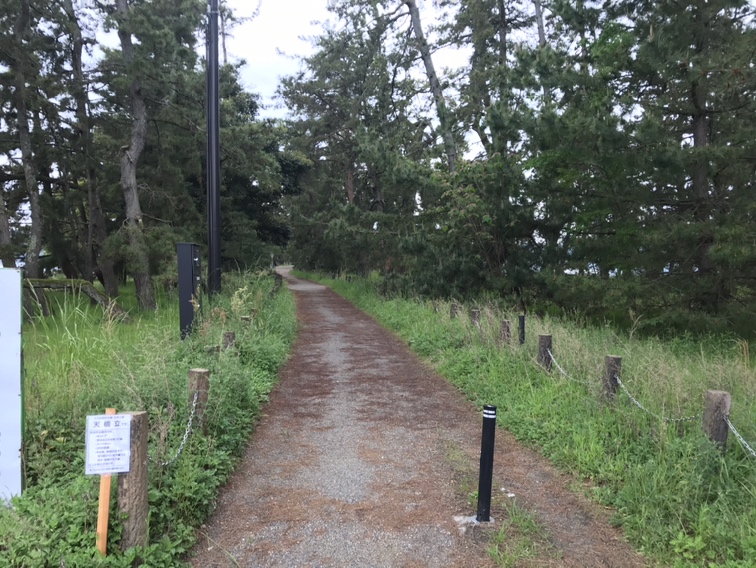 天橋立近くの墓地の現確