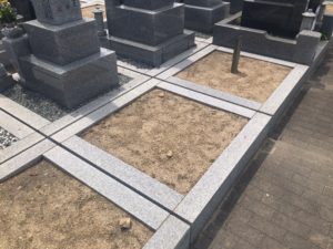 加納川田墓地の空き区画