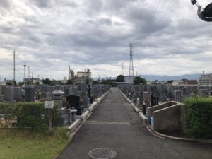 板原公園墓地の雰囲気