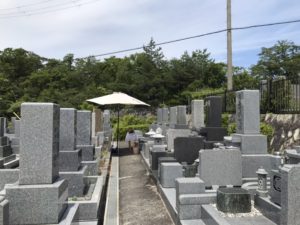 宝塚市の市営墓地　長尾山霊園のお墓