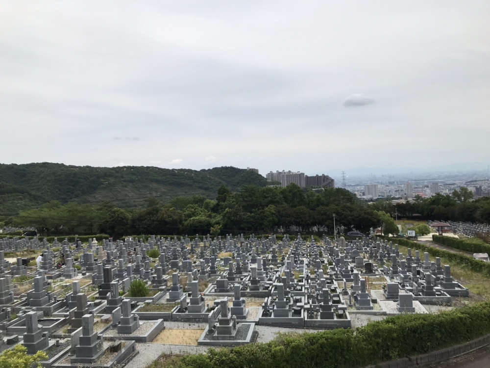 宝塚市の市営墓地　長尾山霊園