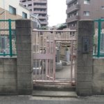 上辻霊園（大阪市旭区）の入り口