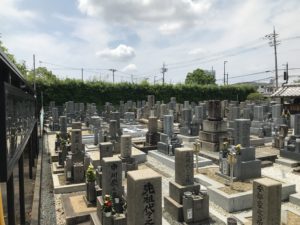 松原墓地の雰囲気