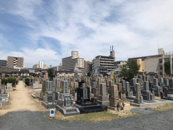 大阪市設北霊園の風景