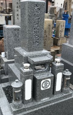 大阪市設野里霊園でお墓を建立させていただきました(O様)