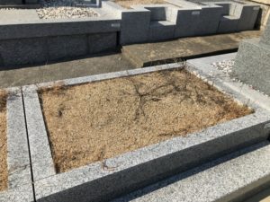 神戸市中央区　春日野墓地の空き区画