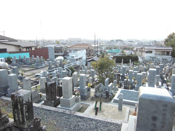 楠葉墓地（枚方市）の空き区画