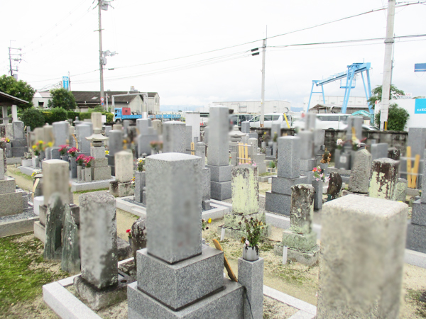 上奈良墓地(京都府八幡市）