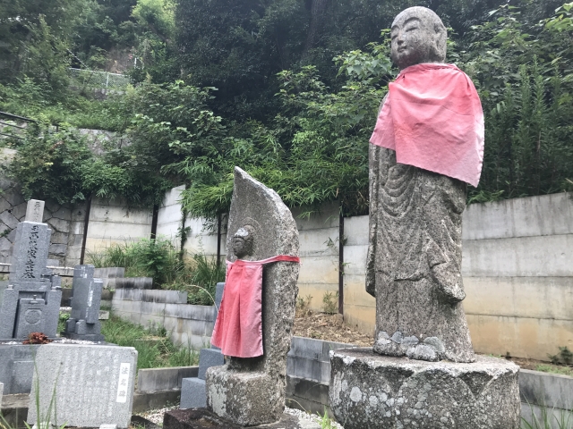 三条墓地(芦屋市）のお地蔵さん