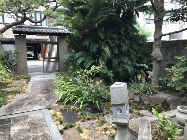 厚福寺(神戸市須磨区）の植山道