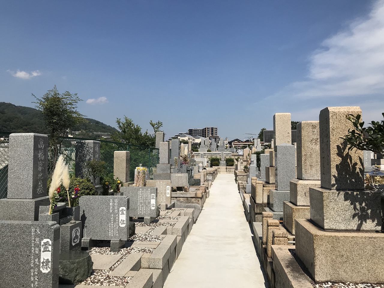 平野共同墓地(神戸市兵庫区）の様子