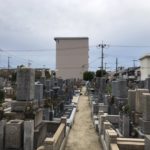 稲葉荘共同墓地（尼崎市）の風景