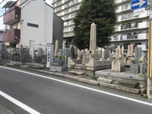 中茶屋明神墓地（大阪市鶴見区）のお墓