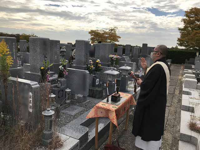 神戸市営西神墓園　お墓じまい及びお魂抜きでした