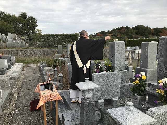 神戸市営西神墓園　お墓じまい及びお魂抜きでした