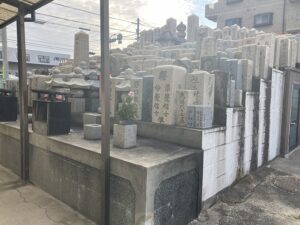 堺市北区にあるお墓　阿坂墓地