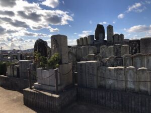 真福寺加古川霊苑（加古川市）の墓地の様子