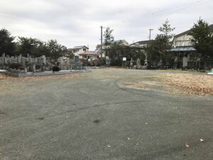 切畑墓苑（神戸市北区）の駐車場