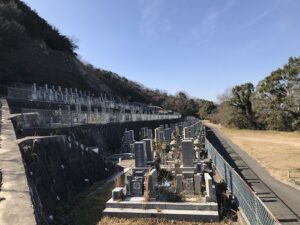 飛龍寺霊園（神戸市須磨区）の墓地の様子