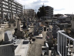 乙木墓地（神戸市垂水区）でお墓じまいのご相談に伺いました。