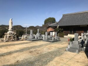 最法寺墓地（神戸市北区）の墓地の様子