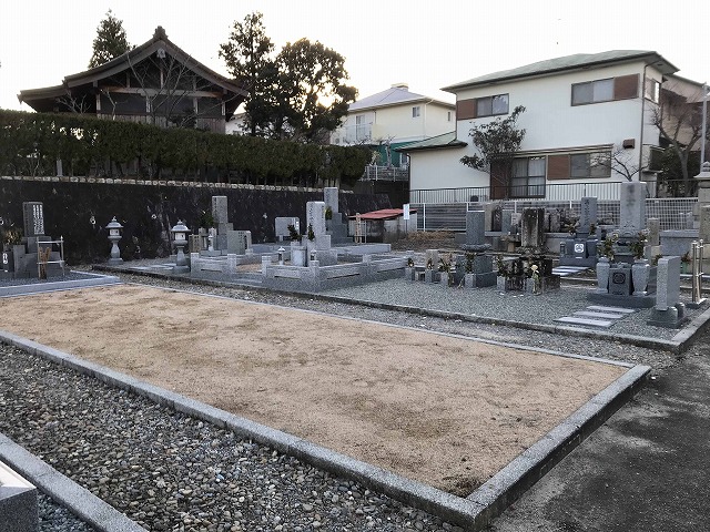 結場墓苑（神戸市北区）の墓地の様子