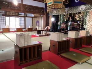 慶明寺（神戸市西区）の大般若会に参加。21.3.8