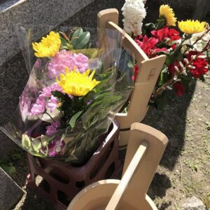 永代供養も出来る願成寺さん（神戸市兵庫区）で納骨式のお手伝い。21.3.27