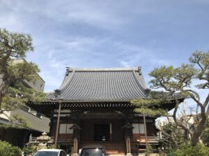 永代供養も出来る願成寺さん（神戸市兵庫区）で納骨式のお手伝い。21.3.27