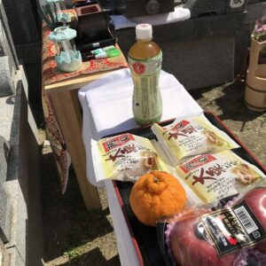 永代供養も出来る願成寺さん（神戸市兵庫区）で納骨式のお手伝い。21.3.27