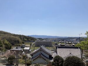 城ヶ丘墓地公園（三田市）で墓石建立前の地鎮祭でした。