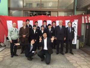 21.4.1_入社式でした。7人のニューフェイスが仲間に加わった！