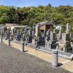 平井墓地（宝塚市）の墓地の様子