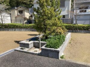 平井墓地（宝塚市）の水場