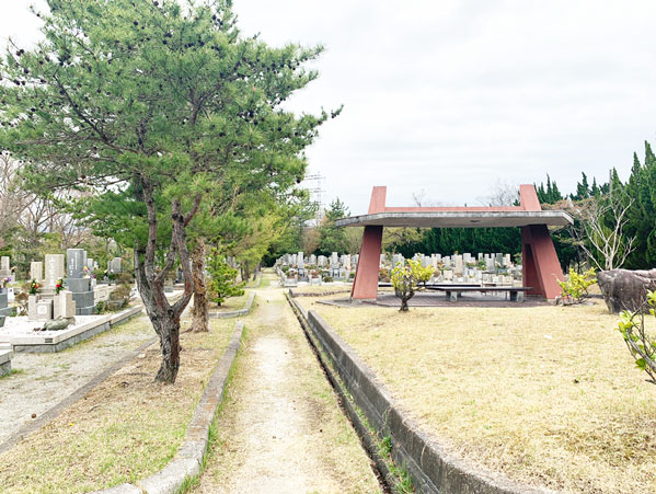 鵯越墓園のあかしや地区へのアクセス