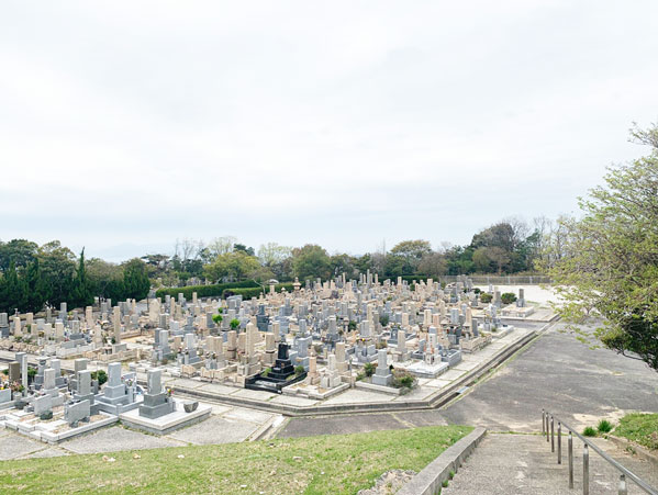 鵯越墓園のあおき地区へのアクセス