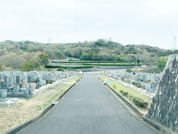 鵯越墓園のふじ地区へのアクセス