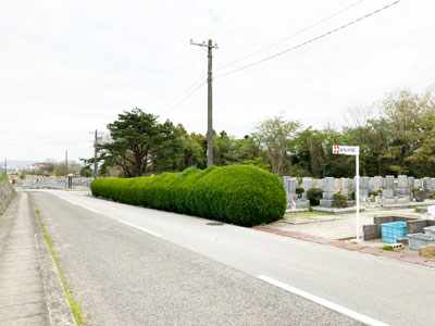 鵯越墓園のはくちょうげ地区へのアクセス