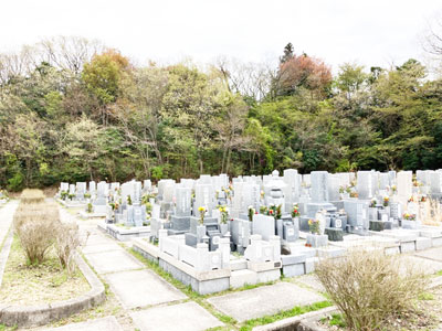 鵯越墓園のはくちょうげ地区へのアクセス