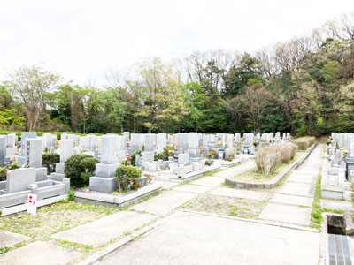 鵯越墓園のはくちょうげ地区へのアクセス