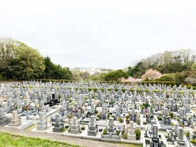 鵯越墓園のはなみづき地区へのアクセス