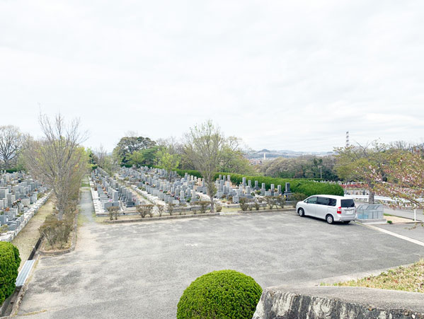 鵯越墓園のかえで地区へのアクセス