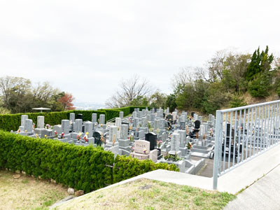 鵯越墓園のもくれん地区へのアクセス