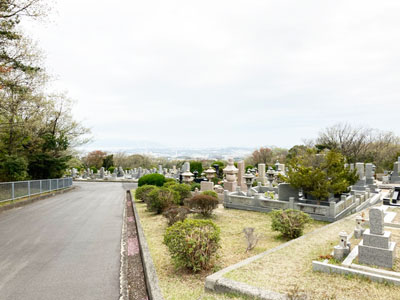 鵯越墓園のもくれん地区へのアクセス