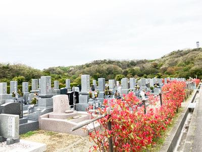 鵯越墓園のもくせい地区へのアクセス