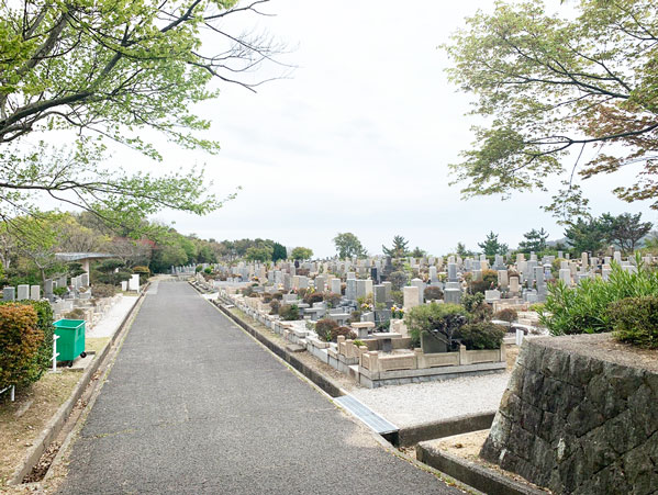 鵯越墓園のさつき地区へのアクセス