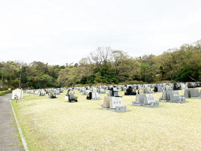 鵯越墓園新芝生地区へのアクセス